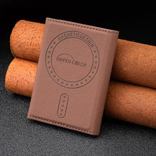Load image into Gallery viewer, BFK25 BINFEN Color Flowers Magsafe Magnetic Leather Card Bag