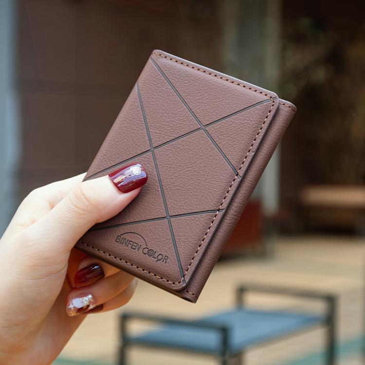BFK24 Diamond Embossed Magsafe Magnetic Leather Card Bag