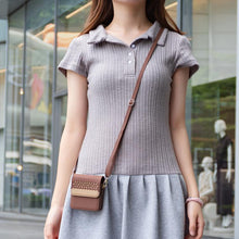 Load image into Gallery viewer, BFB13 BINFEN Color Flowers Crossbody Flip Phone Leather Bag