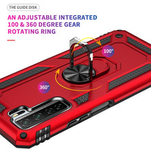 Load image into Gallery viewer, Shockproof TPU + PC Protective Case with 360 Degree Rotating Holder, For Huawei P40 Lite 5G