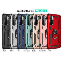 Load image into Gallery viewer, Shockproof TPU + PC Protective Case with 360 Degree Rotating Holder, For Huawei P40 Lite 5G