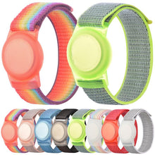 Load image into Gallery viewer, xDfind Nylon Loop Watch Band Style Anti-lost Tracker Protective Cover, For AirTag 2nd Gen / AirTag 1st Gen