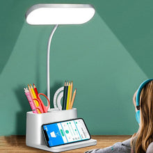 Load image into Gallery viewer, LED 3-color Pen Holder Desk Lamp Smart Voice Control Light