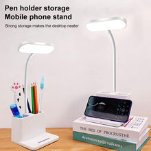 Load image into Gallery viewer, LED 3-color Pen Holder Desk Lamp Smart Voice Control Light