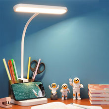 Load image into Gallery viewer, Double Pen Holder USB Rechargeable LED Study Desk Lamp