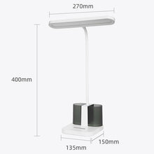 Load image into Gallery viewer, Double Pen Holder USB Rechargeable LED Study Desk Lamp