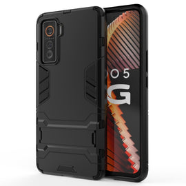 PC + TPU Shockproof Protective Case with Holder, For Vivo iQOO 5 5G, For OPPO F17 Pro, For OnePlus 8T, For Huawei Y9a, For Vivo Y20, For OPPO Realme X7, For OPPO Realme X7 Pro, For OPPO Realme 7, For OPPO Realme 7 Pro, For OPPO Reno4 SE                ...