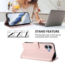 Load image into Gallery viewer, Embossed Heart Cat Leather Phone Case with Hand Strap, For iPhone 16, For iPhone 15 Pro Max, For iPhone 15 Pro, For iPhone 15 Plus