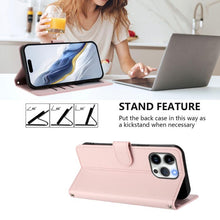 Load image into Gallery viewer, Embossed Heart Cat Leather Phone Case with Hand Strap, For iPhone 14 Pro Max, For iPhone 7 / 8 / SE 2022, For iPhone 13 Pro Max, For iPhone 13 Pro