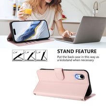 Load image into Gallery viewer, Embossed Heart Cat Leather Phone Case with Hand Strap, For iPhone XR, For iPhone XS Max, For iPhone 7 Plus / 8 Plus