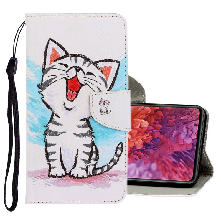 3D Colored Drawing Horizontal Flip PU Leather Case with Holder & Card Slots & Wallet, For Samsung Galaxy S20 FE 5G / S20 Lite