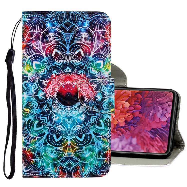 3D Colored Drawing Horizontal Flip PU Leather Case with Holder & Card Slots & Wallet, For Samsung Galaxy S20 FE 5G / S20 Lite