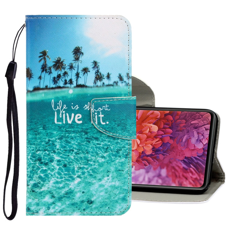 3D Colored Drawing Horizontal Flip PU Leather Case with Holder & Card Slots & Wallet, For Samsung Galaxy S20 FE 5G / S20 Lite