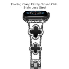 Load image into Gallery viewer, xDfind Four-leaf Clover Diamond Metal Watch Band