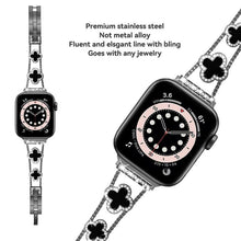 Load image into Gallery viewer, xDfind Four-leaf Clover Diamond Metal Watch Band