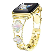 Load image into Gallery viewer, xDfind Four-leaf Clover Diamond Metal Watch Band