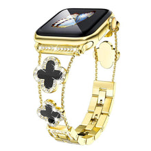 Load image into Gallery viewer, xDfind Four-leaf Clover Diamond Metal Watch Band