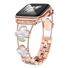 Load image into Gallery viewer, xDfind Four-leaf Clover Diamond Metal Watch Band