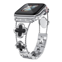 Load image into Gallery viewer, xDfind Four-leaf Clover Diamond Metal Watch Band