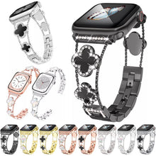 Load image into Gallery viewer, xDfind Four-leaf Clover Diamond Metal Watch Band