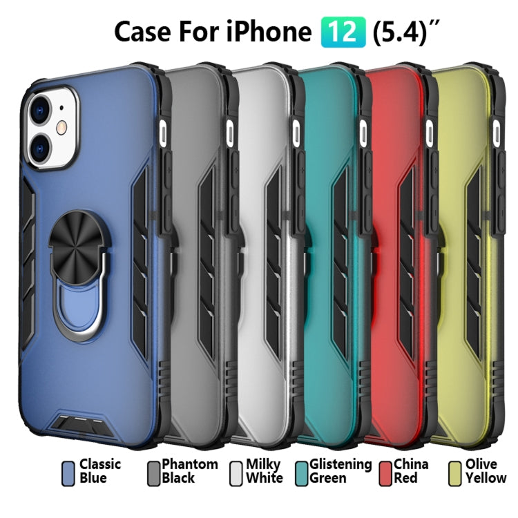 Magnetic Frosted PC + Matte TPU Shockproof Case with Ring Holder, For iPhone 12 Pro Max, For iPhone 12 / 12 Pro, For iPhone 12 mini
