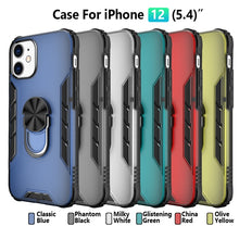 Load image into Gallery viewer, Magnetic Frosted PC + Matte TPU Shockproof Case with Ring Holder, For iPhone 12 Pro Max, For iPhone 12 / 12 Pro, For iPhone 12 mini