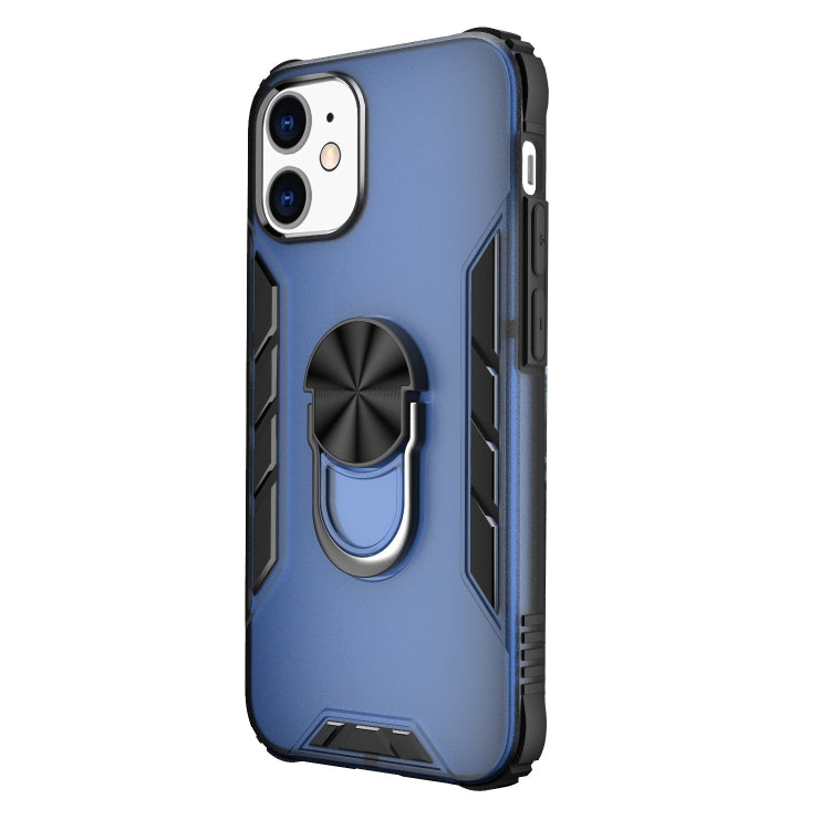 Magnetic Frosted PC + Matte TPU Shockproof Case with Ring Holder, For iPhone 12 Pro Max, For iPhone 12 / 12 Pro, For iPhone 12 mini