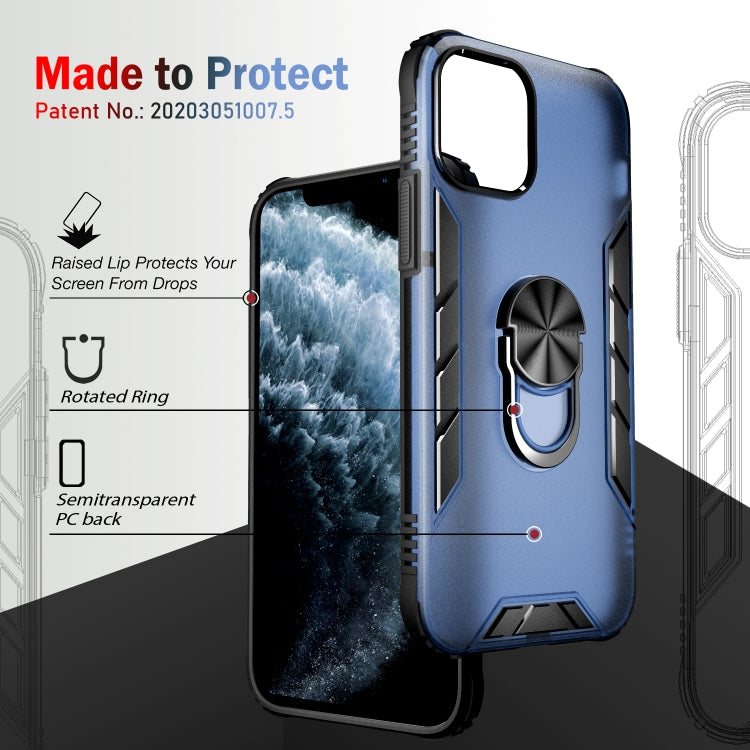 Magnetic Frosted PC + Matte TPU Shockproof Case with Ring Holder, For iPhone 12 Pro Max, For iPhone 12 / 12 Pro, For iPhone 12 mini