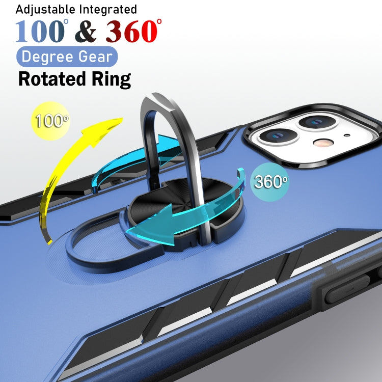 Magnetic Frosted PC + Matte TPU Shockproof Case with Ring Holder, For iPhone 12 Pro Max, For iPhone 12 / 12 Pro, For iPhone 12 mini