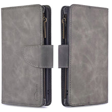 Load image into Gallery viewer, Skin Feel Detachable Magnetic Zipper Horizontal Flip PU Leather Case with Multi-Card Slots &amp; Holder &amp; Wallet &amp; Photo Frame &amp; Lanyard, For Samsung Galaxy Note20 Ultra, For Samsung Galaxy Note20, For iPhone 12 Pro Max
