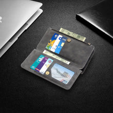 Load image into Gallery viewer, Skin Feel Detachable Magnetic Zipper Horizontal Flip PU Leather Case with Multi-Card Slots &amp; Holder &amp; Wallet &amp; Photo Frame &amp; Lanyard, For Samsung Galaxy Note20 Ultra, For Samsung Galaxy Note20, For iPhone 12 Pro Max