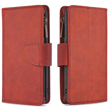 Load image into Gallery viewer, Skin Feel Detachable Magnetic Zipper Horizontal Flip PU Leather Case with Multi-Card Slots &amp; Holder &amp; Wallet &amp; Photo Frame &amp; Lanyard, For Samsung Galaxy Note20 Ultra, For Samsung Galaxy Note20, For iPhone 12 Pro Max