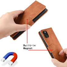 Load image into Gallery viewer, Solid Color Skin Feel Magnetic Buckle Horizontal Flip Calf Texture PU Leather Case with Holder &amp; Card Slots &amp; Wallet, For OPPO Reno4 SE, For Samsung Galaxy M51(European Version)