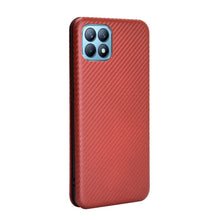 Load image into Gallery viewer, Carbon Fiber Texture Magnetic Horizontal Flip TPU + PC + PU Leather Case with Card Slot, For OPPO Reno4 SE, For Samsung Galaxy Z Fold2 5G