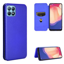 Load image into Gallery viewer, Carbon Fiber Texture Magnetic Horizontal Flip TPU + PC + PU Leather Case with Card Slot, For OPPO Reno4 SE, For Samsung Galaxy Z Fold2 5G