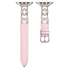 Load image into Gallery viewer, xDfind Four-leaf Clover Metal Hybrid Leather Watch Band