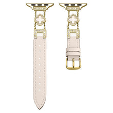 Load image into Gallery viewer, xDfind Four-leaf Clover Metal Hybrid Leather Watch Band