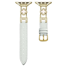 Load image into Gallery viewer, xDfind Four-leaf Clover Metal Hybrid Leather Watch Band