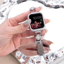 Load image into Gallery viewer, xDfind Four-leaf Clover Metal Hybrid Leather Watch Band