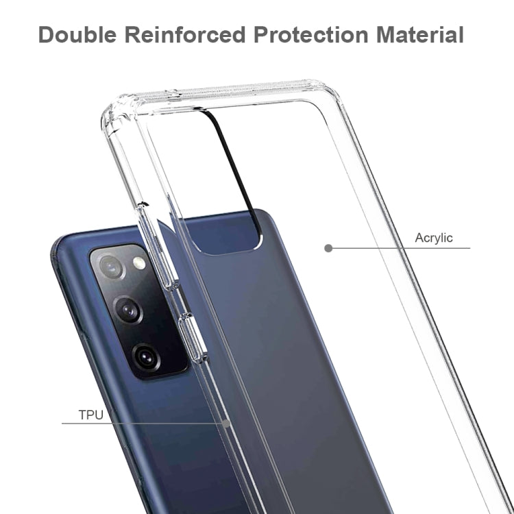 Scratchproof TPU + Acrylic Protective Case, For Samsung Galaxy S20 FE, For Xiaomi Redmi 9A, For Xiaomi Redmi 9C, For Xiaomi Redmi 9
