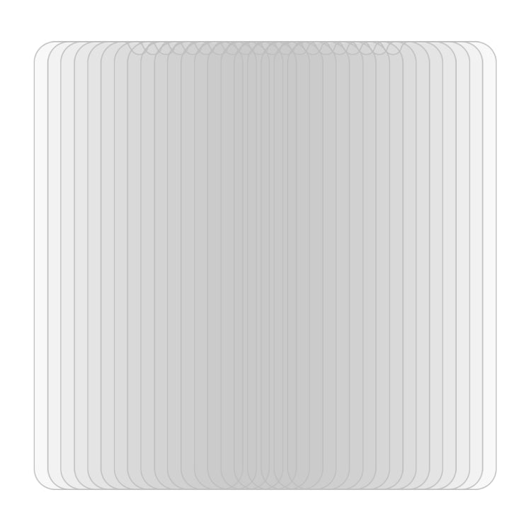 50 PCS 0.26mm 9H 2.5D Tempered Glass Film