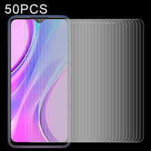 Load image into Gallery viewer, 50 PCS 0.26mm 9H 2.5D Tempered Glass Film