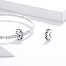 Load image into Gallery viewer, S925 Sterling Silver Shining Winter Zircon Beads DIY Bracelet Necklace Accessories, Shining Winter