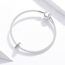 Load image into Gallery viewer, S925 Sterling Silver Shining Winter Zircon Beads DIY Bracelet Necklace Accessories, Shining Winter