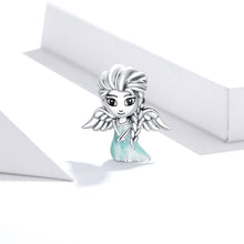 Load image into Gallery viewer, S925 Sterling Silver Snowflake Elf Girl Beads DIY Bracelet Necklace Accessories, Elf Girl
