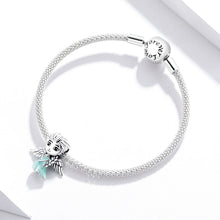 Load image into Gallery viewer, S925 Sterling Silver Snowflake Elf Girl Beads DIY Bracelet Necklace Accessories, Elf Girl