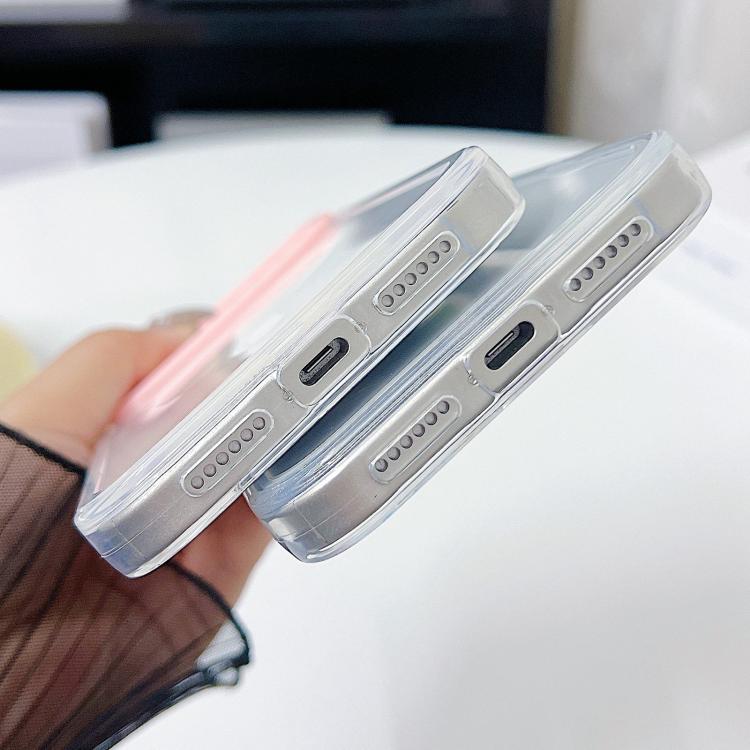 Color Contrast Lens Frame Transparent TPU Magnetic Phone Case, For iPhone 18 Pro / 17 Pro, For iPhone 18 Pro Max / 17 Pro Max