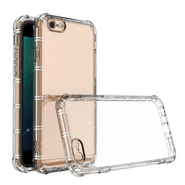 Straight Edge Dual Bone-bits Shockproof TPU Clear Case, For iPhone 6 / 6s, For iPhone 6 Plus / 6s Plus, For iPhone 7 Plus / 8 Plus, For iPhone 11 Pro, For iPhone 11, For iPhone 12 mini, For iPhone 12, For iPhone 12 Pro, For iPhone 12 Pro Max           ...