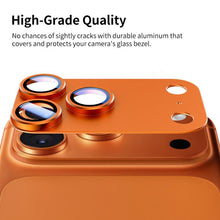 Load image into Gallery viewer, XDcase Armor Full-Coverage Frosted Metal Camera Lens Ring Film, For iPhone 17 Pro Max, For iPhone 17 Pro