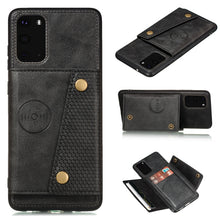 Load image into Gallery viewer, Double Buckle PU + TPU Shockproof Magnetic Protective Case with Card Slot &amp; Holder, For Samsung Galaxy S20 FE